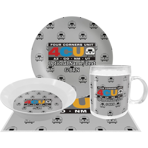 Four Corners Unit Dinner Set - 4pc