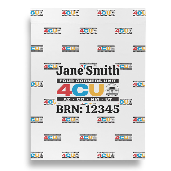 Four Corners Unit House Flags - Double Sided - BACK