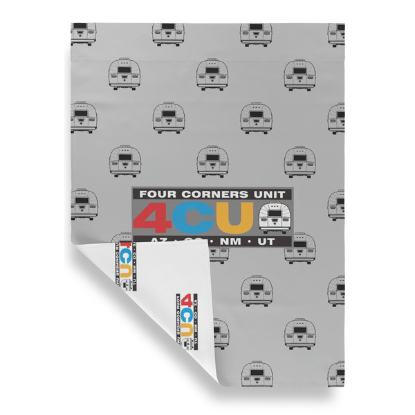 Four Corners Unit House Flags - Double Sided - FRONT FOLDED