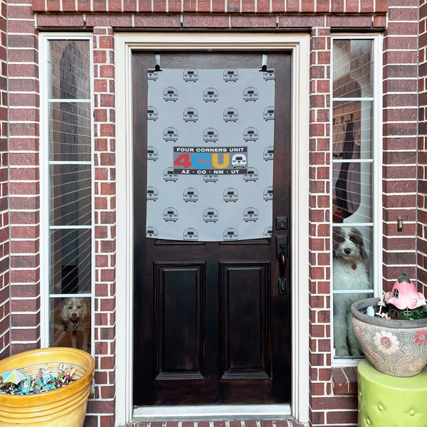 Four Corners Unit House Flags - Double Sided - (Over the door) LIFESTYLE