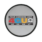 Four Corners Unit Iron On Round Patch