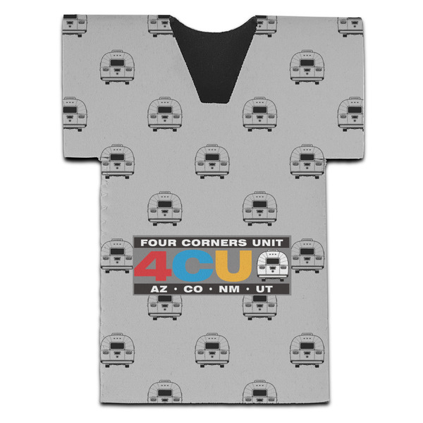 Custom Four Corners Unit Jersey Bottle Cooler - Single