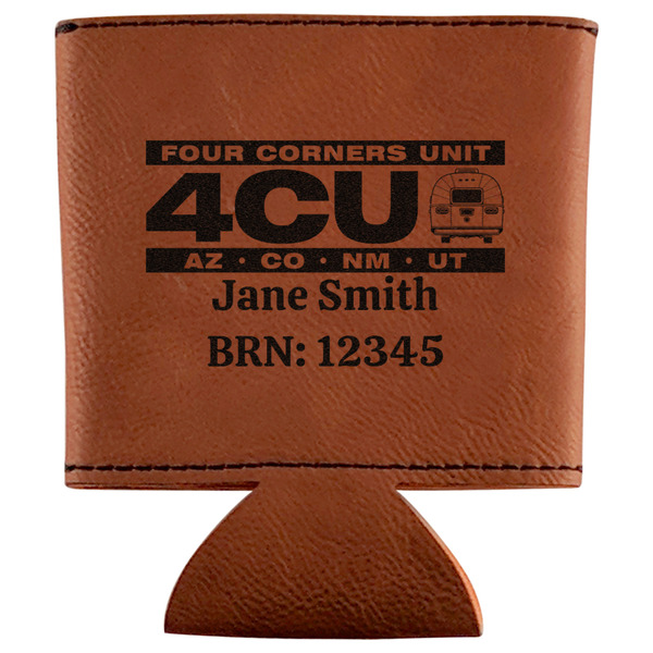 Custom Four Corners Unit Leatherette Can Sleeve