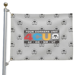 Four Corners Unit Pole Flag
