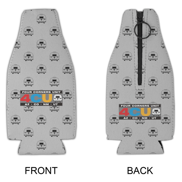 Four Corners Unit Zipper Bottle Cooler - APPROVAL