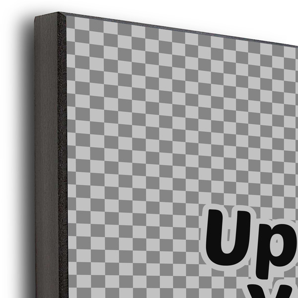 Upload Your Own 11x14 Wood Print - Closeup