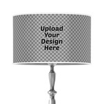 12" Drum Lamp Shade - Poly-film (Upload Your Own)