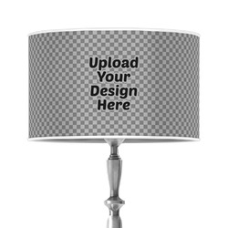 12" Drum Lamp Shade - Poly-film (Upload Your Own)
