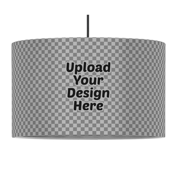 Upload Your Own 12" Drum Lampshade - PENDANT (Fabric)