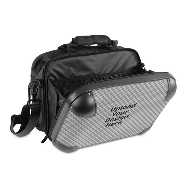 Upload Your Own 15" Hard Shell Briefcase - Open