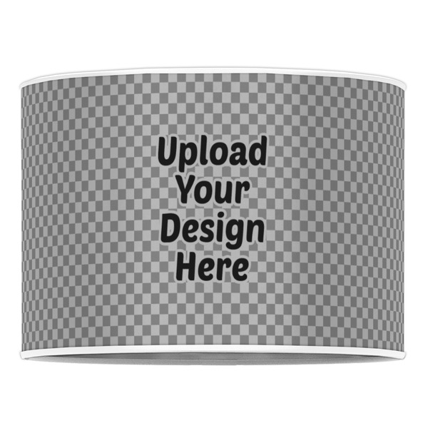 Upload Your Own 16" Drum Lampshade - Front (Poly Film)