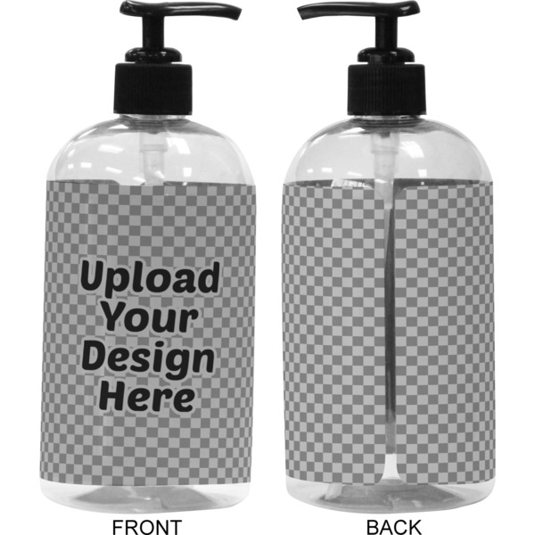 Upload Your Own 16 oz Plastic Liquid Dispenser (Approval) - Black