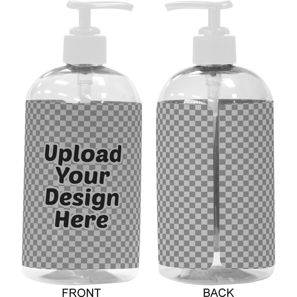 Upload Your Own 16 oz Plastic Liquid Dispenser - Approval - White