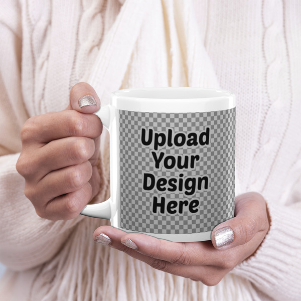 Upload Your Own 20oz Coffee Mug - LIFESTYLE