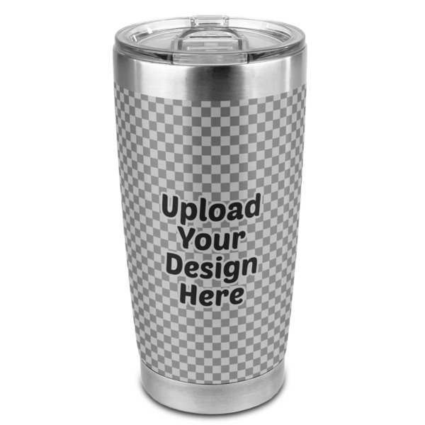 Custom 20oz Stainless Steel Double Wall Tumbler - Full Print (Upload Your Own)