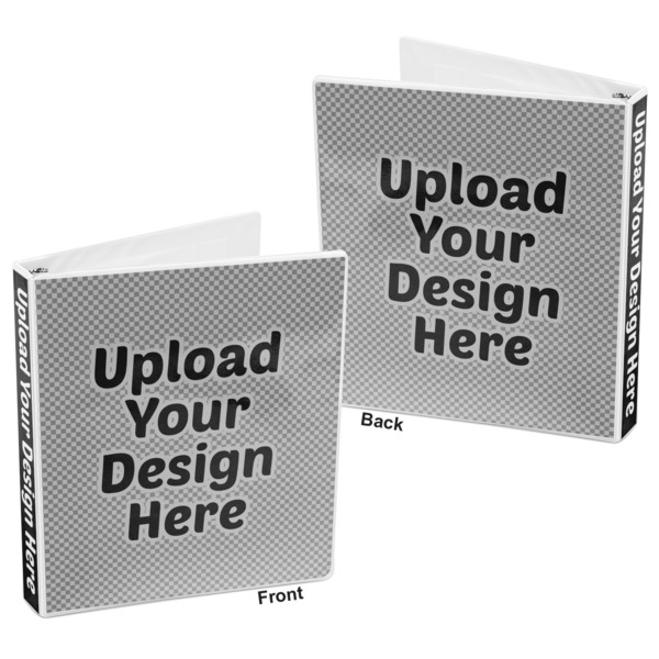 Upload Your Own 3-Ring Binder - 1" - Front and Back