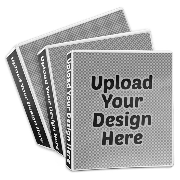 Custom 3-Ring Binder (Upload Your Own)