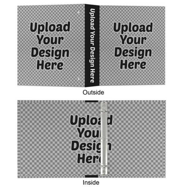 Upload Your Own 3 Ring Binders - Full Wrap - 1" - Approval