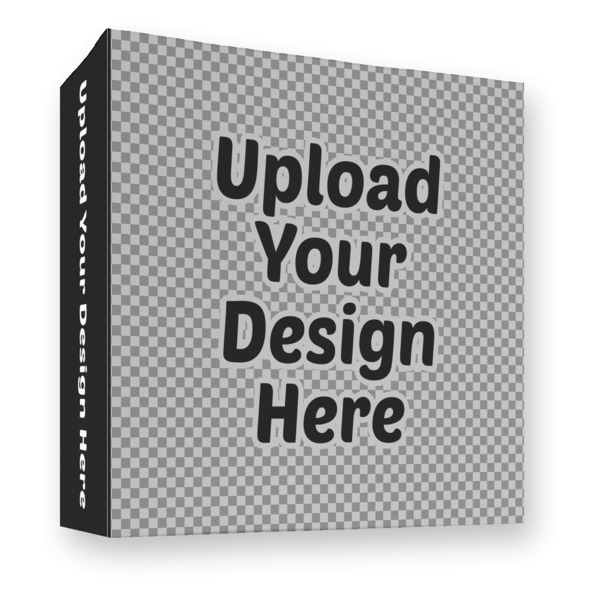 Upload Your Own 3 Ring Binders - Full Wrap - 3" - Front