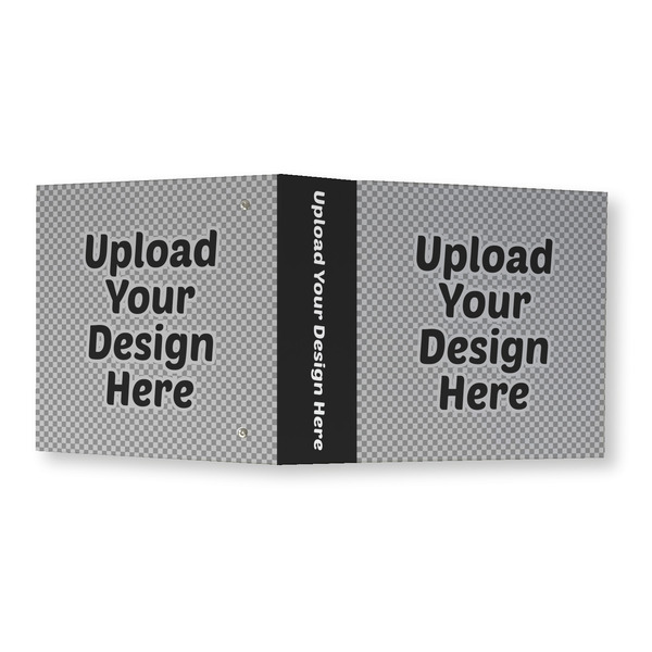 Upload Your Own 3 Ring Binders - Full Wrap - 3" - Open Outside