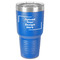 30 oz Stainless Steel Tumbler - Royal Blue - Single-Sided (Upload Your Own)