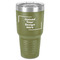 30 oz Stainless Steel Tumbler - Olive - Single-Sided (Upload Your Own)