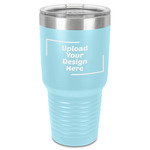 30 oz Stainless Steel Tumbler - Teal - Single-Sided (Upload Your Own)