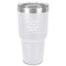 30 oz Stainless Steel Tumbler - White - Single-Sided (Upload Your Own)