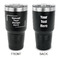 30 oz Stainless Steel Tumbler - Black - Double-Sided (Upload Your Own)