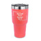 30 oz Stainless Steel Tumbler - Coral - Single-Sided (Upload Your Own)