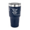 30 oz Stainless Steel Tumbler - Navy - Single-Sided (Upload Your Own)