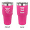30 oz Stainless Steel Tumbler - Pink - Double-Sided (Upload Your Own)