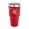 30 oz Stainless Steel Tumbler - Red - Single-Sided (Upload Your Own)