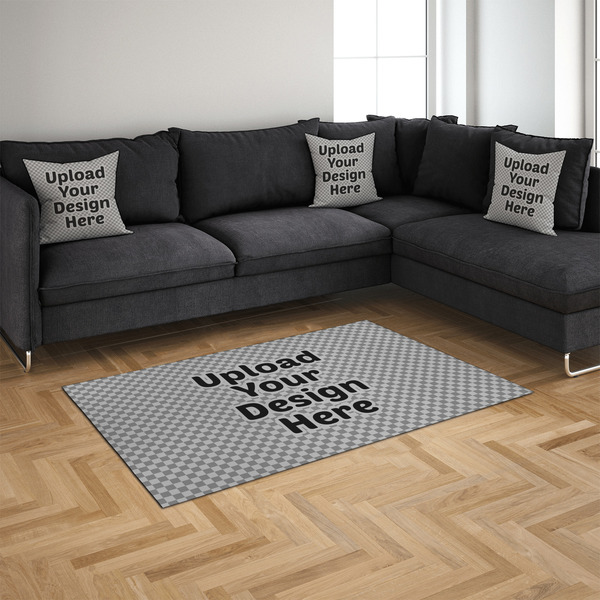 Upload Your Own 4'x6' Indoor Area Rugs - IN CONTEXT