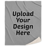 Sherpa Throw Blanket (Upload Your Own)