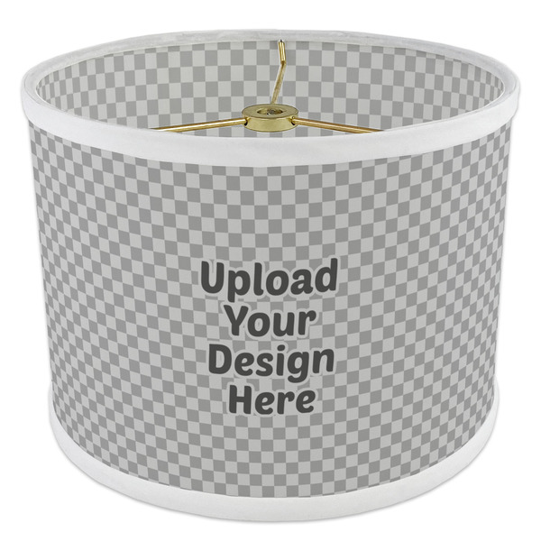 Upload Your Own 8" Drum Lampshade - ANGLE Poly-Film