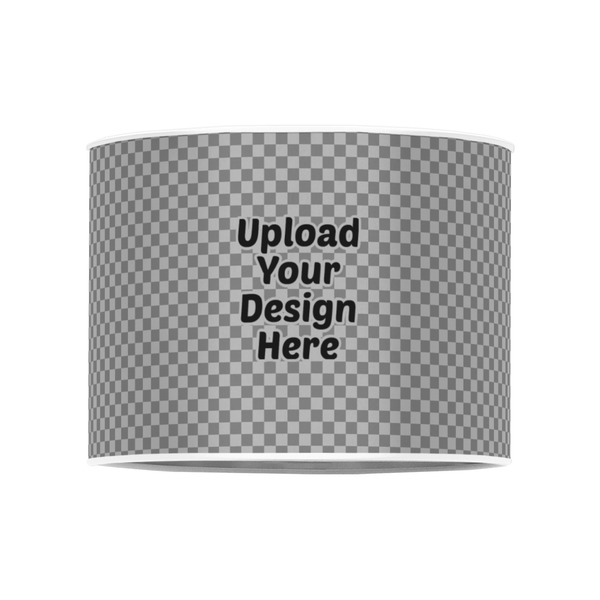 Upload Your Own 8" Drum Lampshade - FRONT (Poly Film)