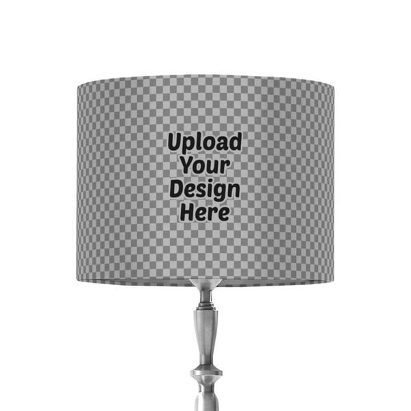 Custom 8" Drum Lamp Shade - Fabric (Upload Your Own)