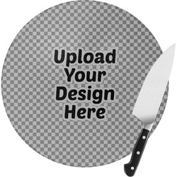 Round Glass Cutting Board - Small (Upload Your Own)