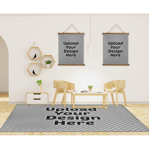 Upload Your Own 8'x10' Indoor Area Rugs - IN CONTEXT