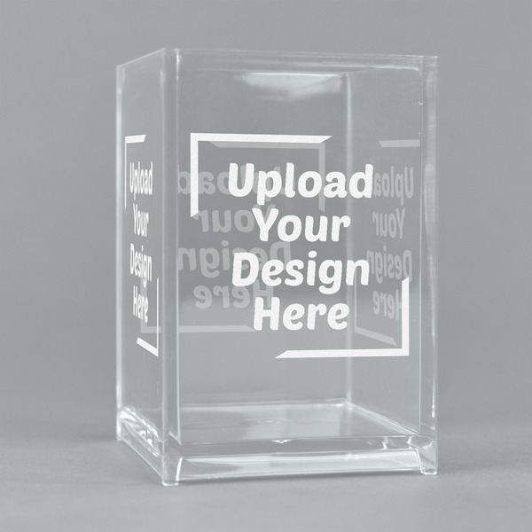 Custom Acrylic Pen Holder (Upload Your Own)