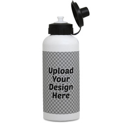 Water Bottles - Aluminum - 20 oz - White (Upload Your Own)
