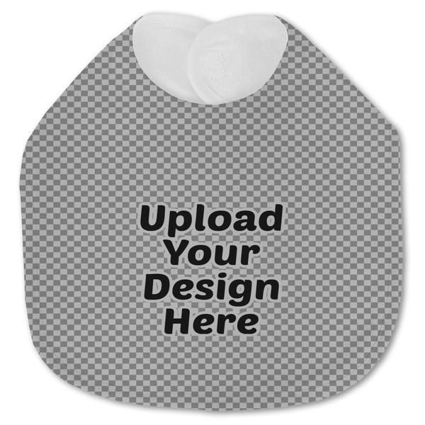 Custom Jersey Knit Baby Bib (Upload Your Own)