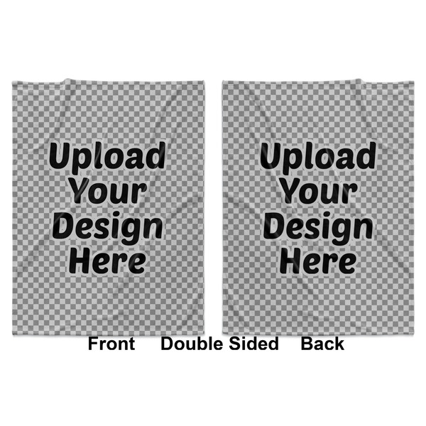 Upload Your Own Baby Blanket (Double Sided - Printed Front and Back)
