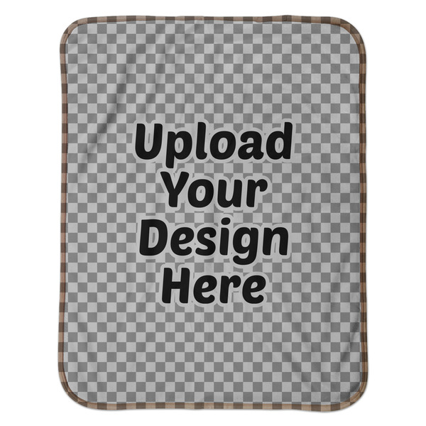 Upload Your Own Baby Sherpa Blanket - Flat