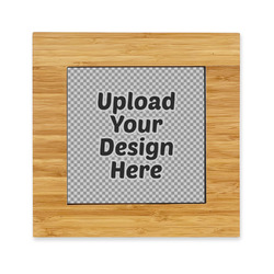 Bamboo Trivet with Ceramic Tile Insert (Upload Your Own)