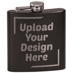 Black Flask Set (Upload Your Own)