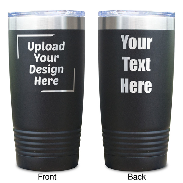 Upload Your Own Black Polar Camel Tumbler - 20oz - Double Sided  - Approval