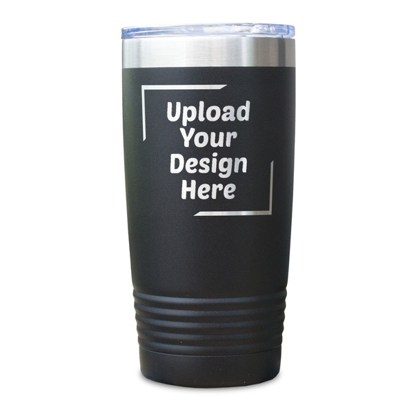Upload Your Own Black Polar Camel Tumbler - 20oz - Single Sided - Approval