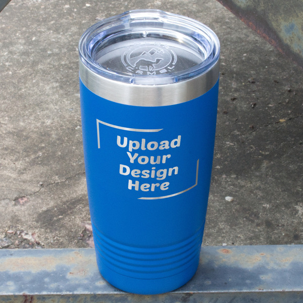 Upload Your Own Blue Polar Camel Tumbler - 20oz - Angled
